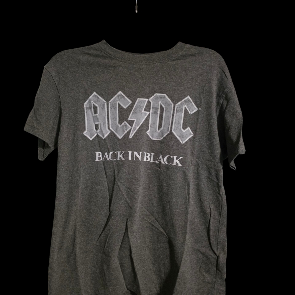 H&M Dark Gray AC/DC Graphic Tee